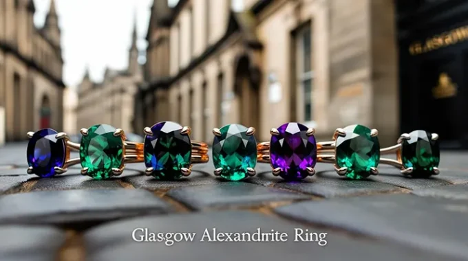 Why Glasgow Couples Love Unique Alexandrite Rings